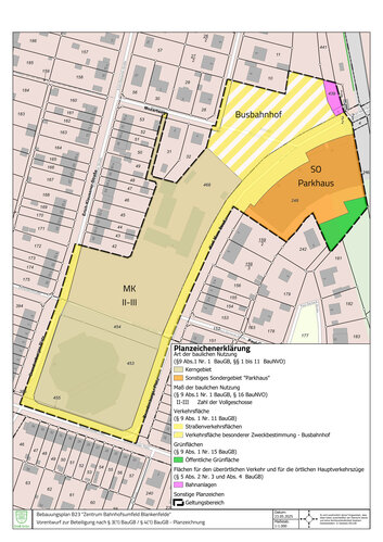 B-Plan B23 Zentrum Bahnhofsumfeld Blankenfelde